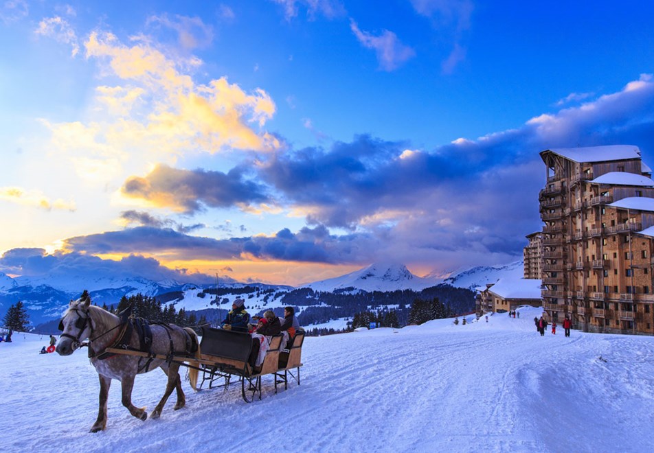 Avoriaz Ski Resort - Horse drawn sled (©Pascal-Gombert)