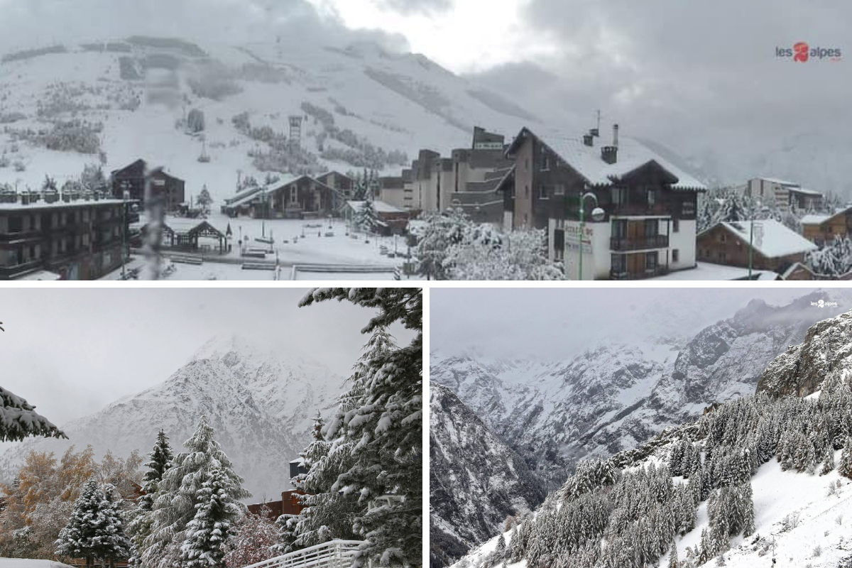 Les Deux Alpes early season snow 2018