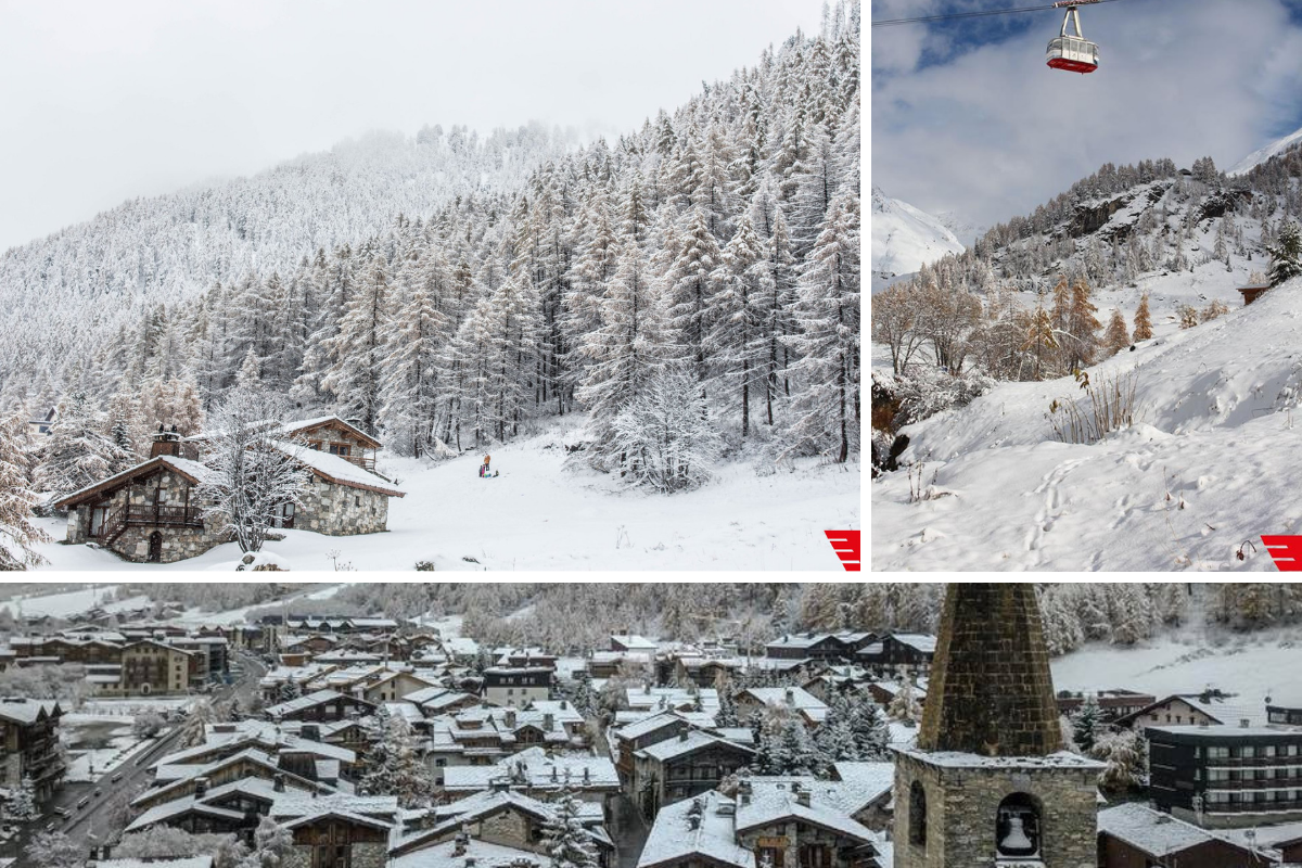 Val d'Isère new snow early season 2018