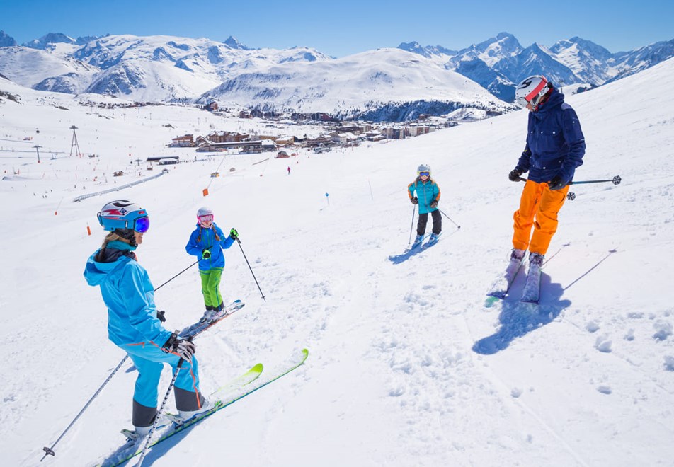 Alpe d'Huez Ski Resort (©Laurent-Salino) - Family skiing