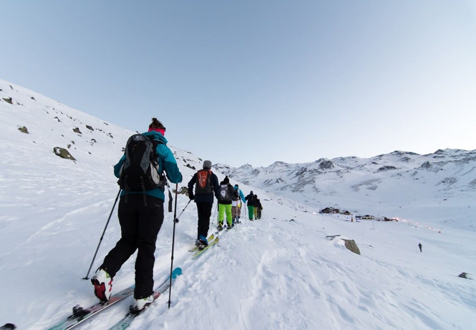 Val Thorens ski resort, 3 Valleys (France) - Ski touring