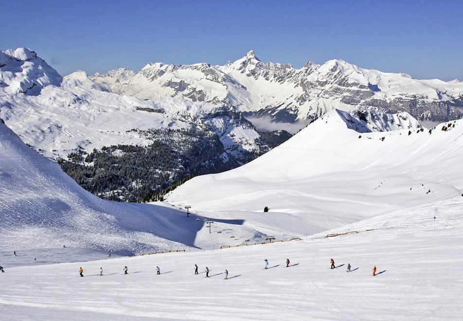 Flaine Ski Resort - Wide open slopes