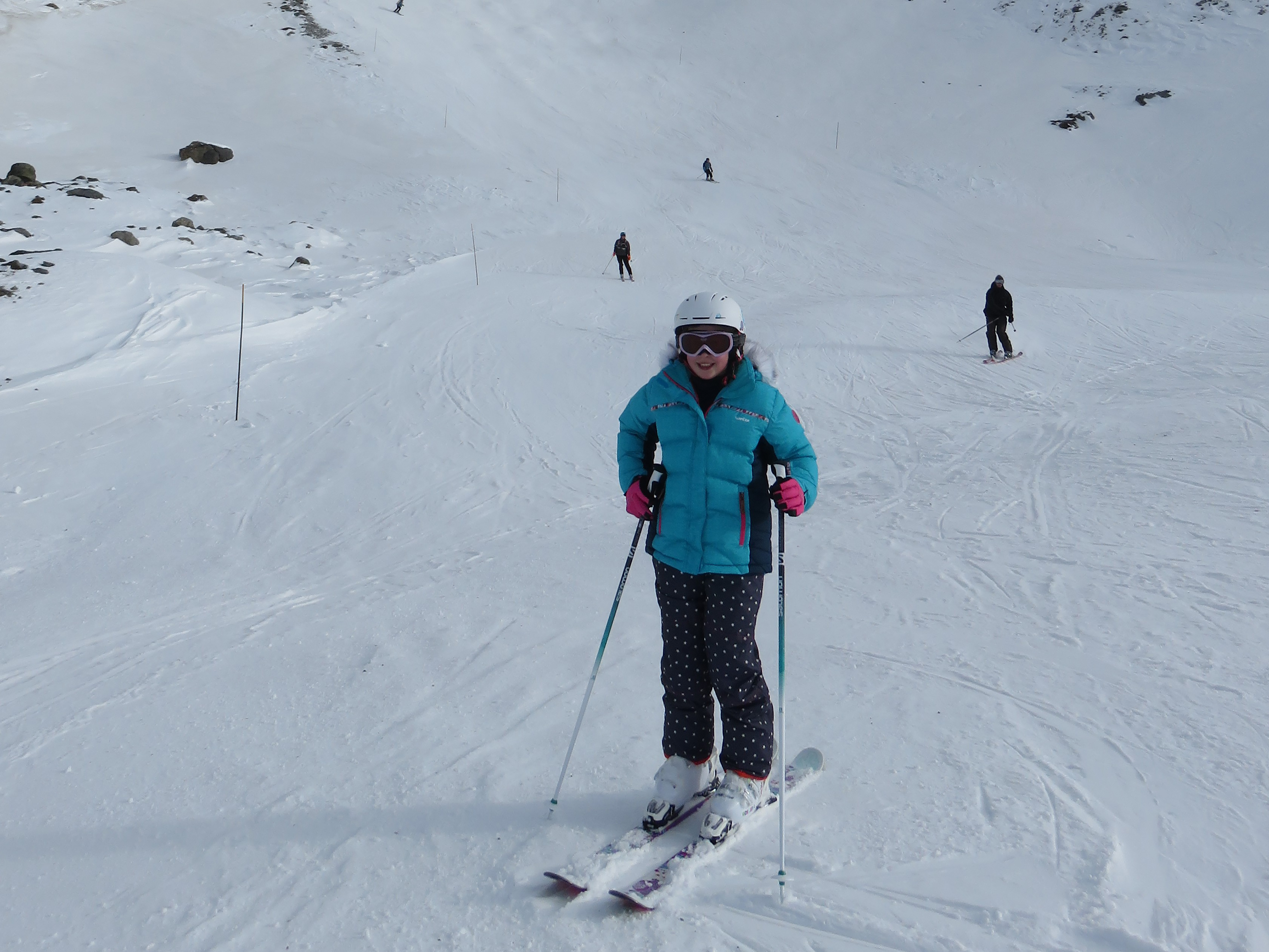 The thrill of Christmas Day skiing