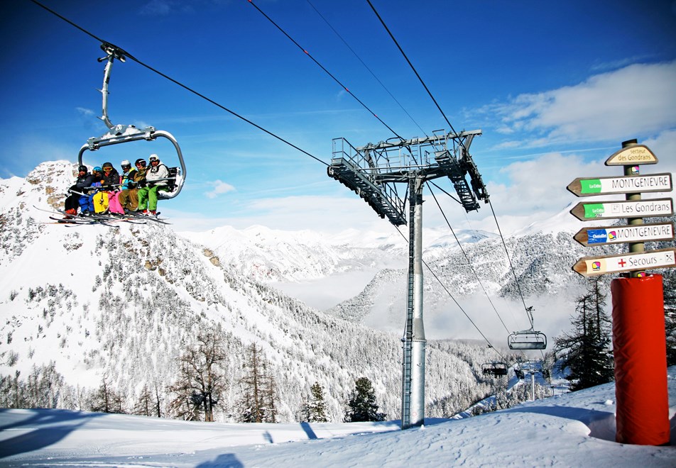 Montgenevre Ski Resort - Gondrans sector
