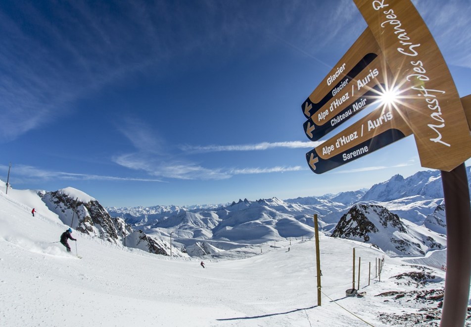 Alpe d'Huez Ski Resort - Piste Sarenne
