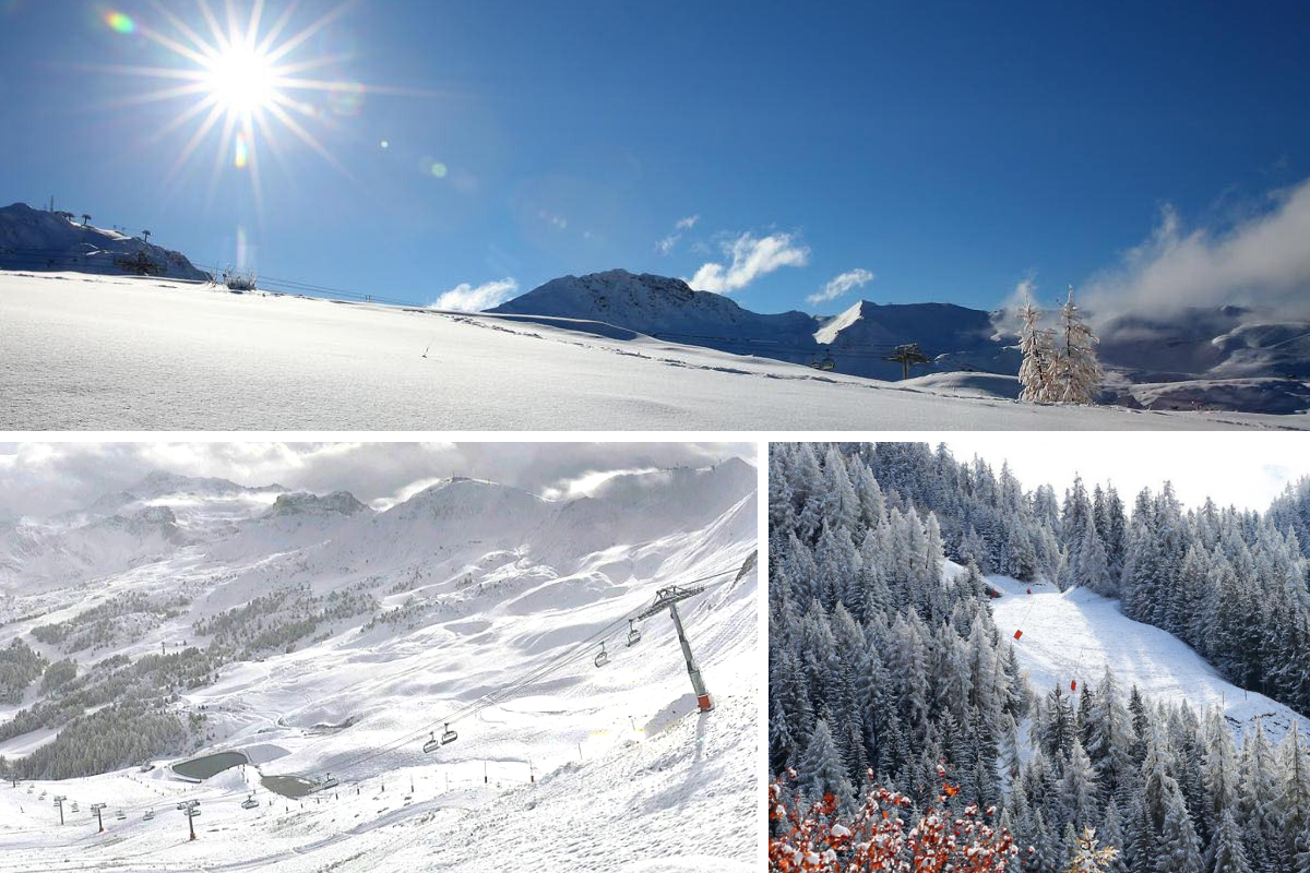 La Plagne new snow early 2018 season