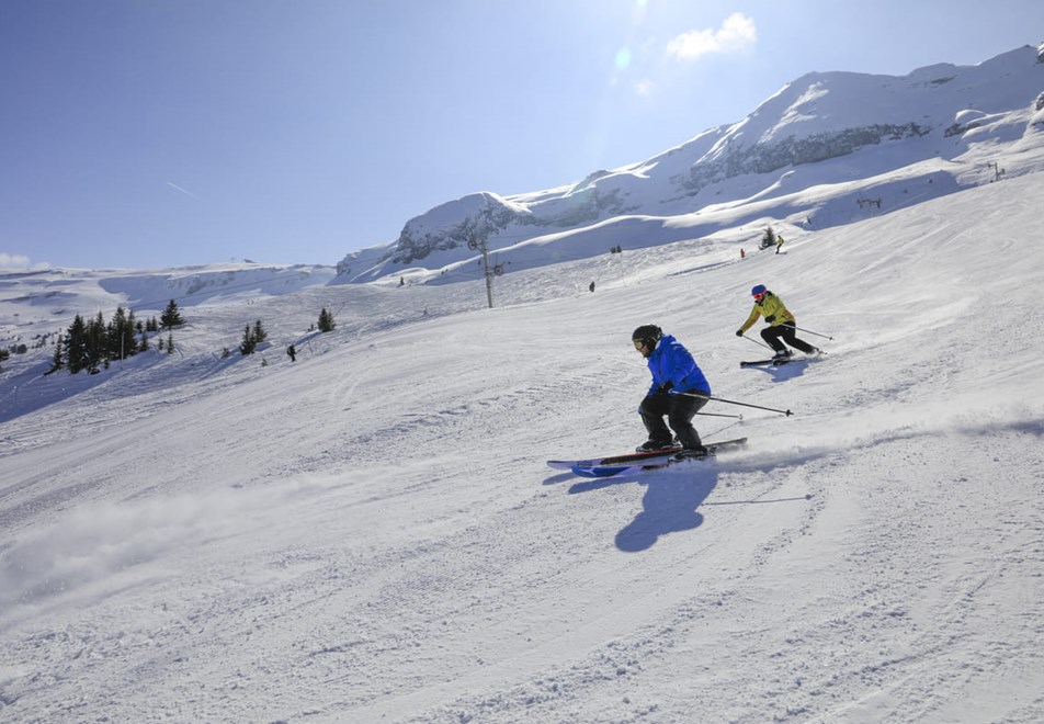 Flaine Ski Resort - Wide open slopes (©M.Dalmasso)