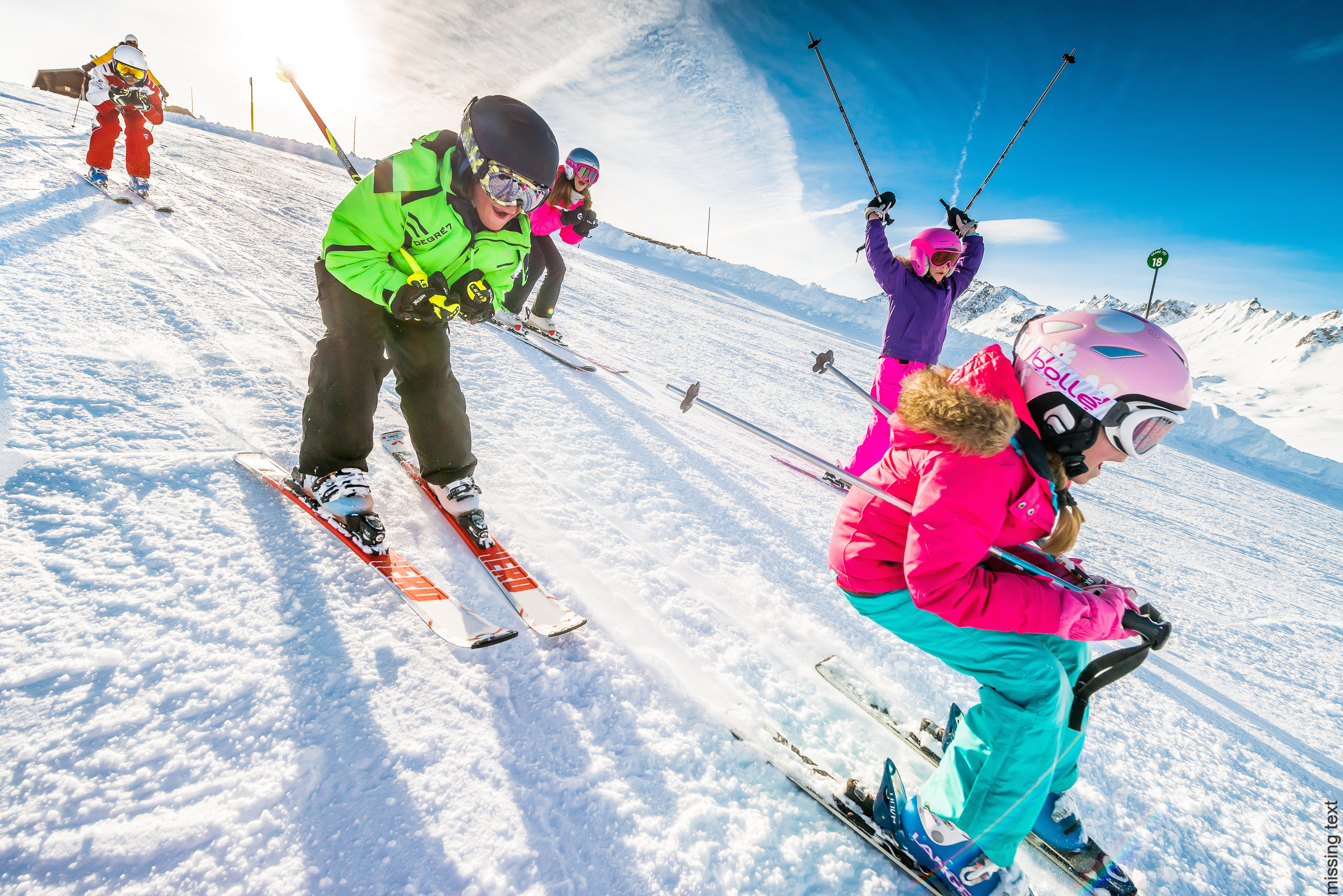 When to take the children skiing